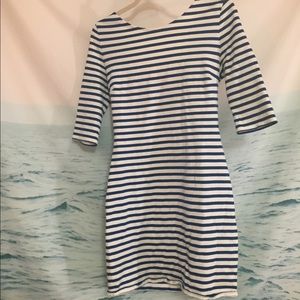 GORGEOUS French blue and white dress